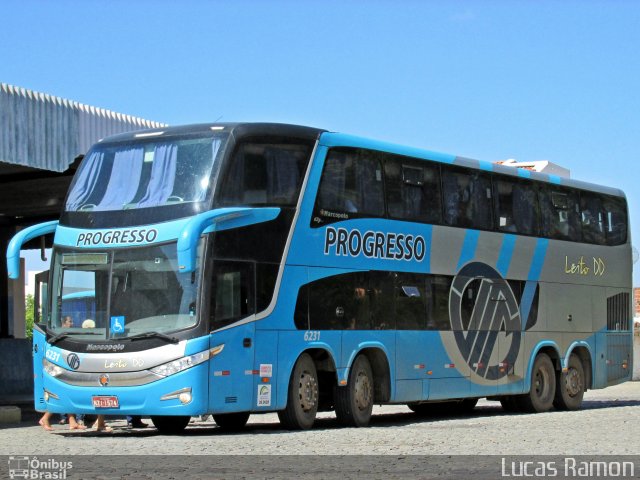 Auto Viação Progresso 6231 na cidade de Serra Talhada, Pernambuco, Brasil, por Lucas Ramon. Número da foto: #4768622.