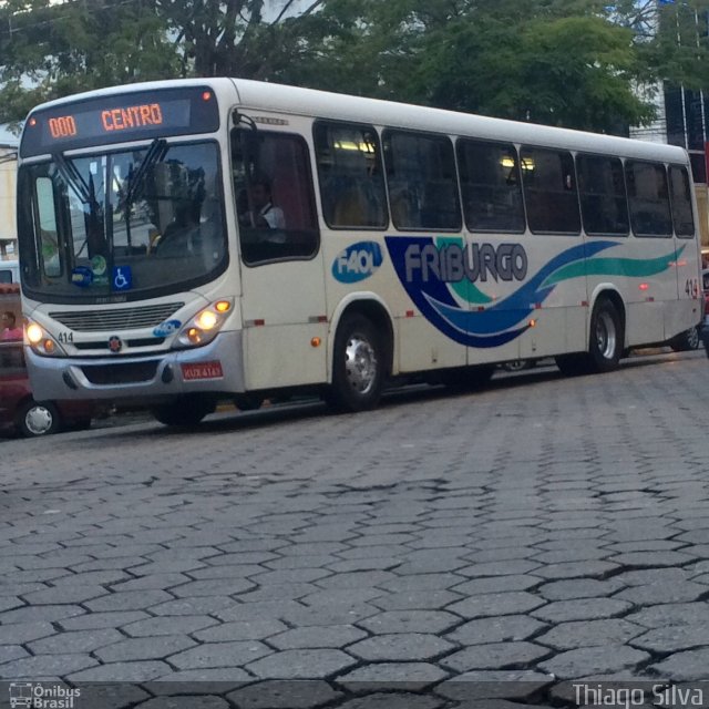 FAOL - Friburgo Auto Ônibus 414 na cidade de Nova Friburgo, Rio de Janeiro, Brasil, por Thiago Silva. Número da foto: #4766200.
