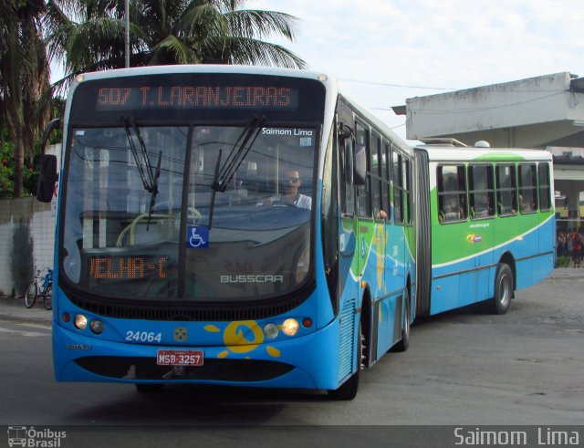 Unimar Transportes 24064 na cidade de Vila Velha, Espírito Santo, Brasil, por Saimom  Lima. ID da foto: 4767861.