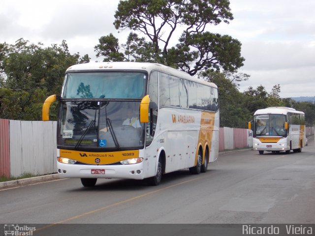 Viação Araguarina 10323 na cidade de Brasília, Distrito Federal, Brasil, por Ricardo Vieira. Número da foto: #4766944.
