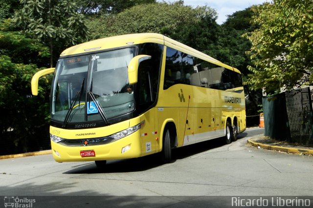 Viação Itapemirim 60759 na cidade de São Paulo, São Paulo, Brasil, por Ricardo Liberino. ID da foto: 4768570.