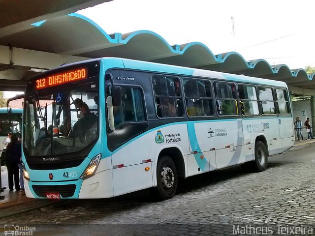 Auto Viação Dragão do Mar 42405 na cidade de Fortaleza, Ceará, Brasil, por Matheus Lima Teixeira. ID da foto: 4767293.