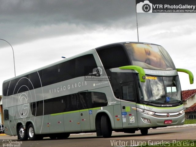 Viação Garcia 7087 na cidade de Maringá, Paraná, Brasil, por Victor Hugo Guedes Pereira. Número da foto: #4769727.