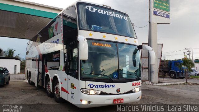 Translara Turismo 8200 na cidade de Itaboraí, Rio de Janeiro, Brasil, por Marcus Vinicius Lara Silva. ID da foto: 4769794.