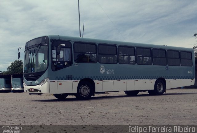 Transportes Santa Maria 616 na cidade de Pelotas, Rio Grande do Sul, Brasil, por Felipe Ferreira Ribeiro. Número da foto: #4770332.