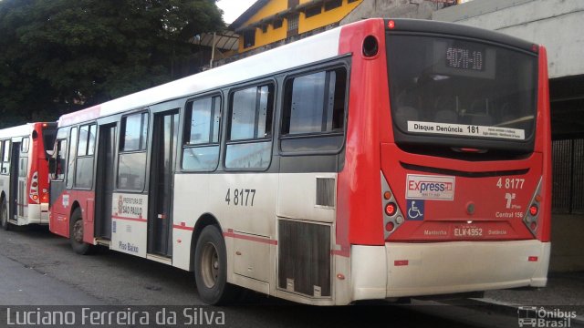 Express Transportes Urbanos Ltda 4 8177 na cidade de São Paulo, São Paulo, Brasil, por Luciano Ferreira da Silva. ID da foto: 4770846.