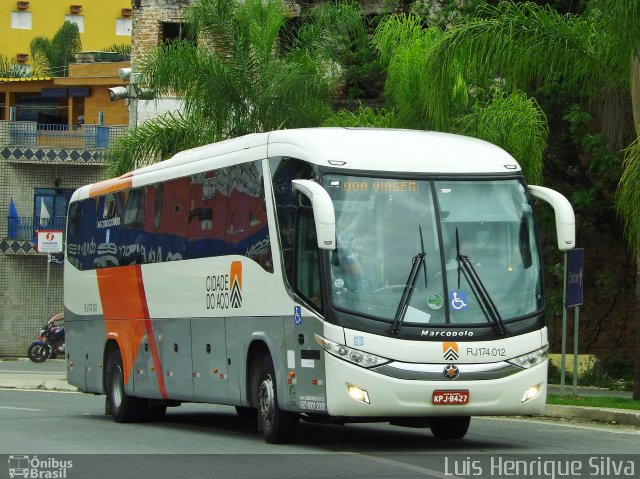 Viação Cidade do Aço RJ 174.012 na cidade de Aparecida, São Paulo, Brasil, por Luis Henrique Silva. Número da foto: #4773555.