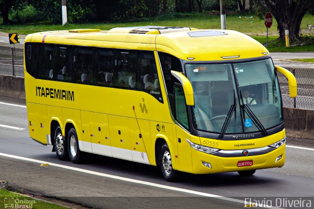 Viação Itapemirim 60555 na cidade de Resende, Rio de Janeiro, Brasil, por Flávio Oliveira. Número da foto: #4772726.