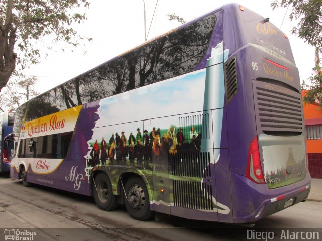 Queilen Bus 95 na cidade de Santiago, Santiago, Metropolitana de Santiago, Chile, por Diego Alarcon. ID da foto: 4771863.