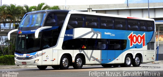 Auto Viação 1001 RJ 108.533 na cidade de Rio de Janeiro, Rio de Janeiro, Brasil, por Felipe Navas Geraldo Moura . Número da foto: #4772899.