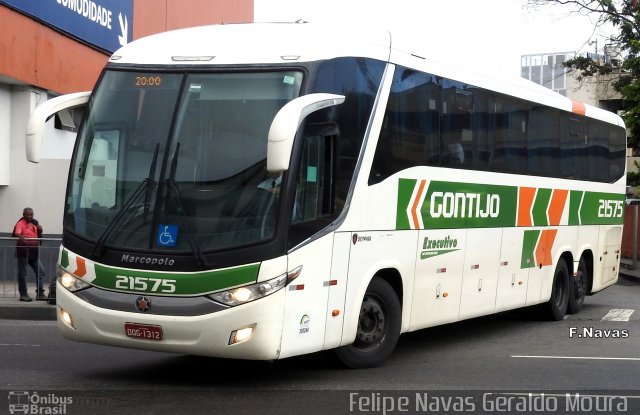 Empresa Gontijo de Transportes 21575 na cidade de Rio de Janeiro, Rio de Janeiro, Brasil, por Felipe Navas Geraldo Moura . Número da foto: #4773160.