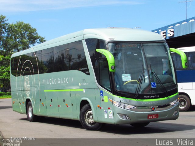Viação Garcia 7208 na cidade de Presidente Prudente, São Paulo, Brasil, por Lucas Vieira. Número da foto: #4771818.