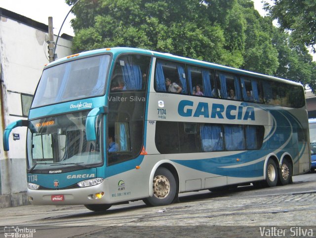 Viação Garcia 7174 na cidade de Rio de Janeiro, Rio de Janeiro, Brasil, por Valter Silva. Número da foto: #4771911.