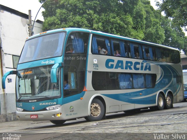 Viação Garcia 7174 na cidade de Rio de Janeiro, Rio de Janeiro, Brasil, por Valter Silva. ID da foto: 4771911.