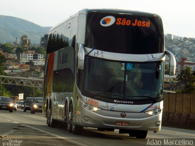 São José Viagens 5800 na cidade de Belo Horizonte, Minas Gerais, Brasil, por Adão Raimundo Marcelino. ID da foto: 4729555.