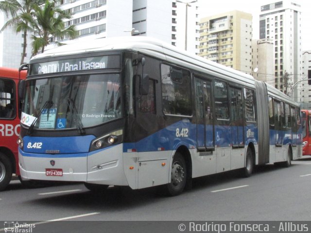 CRT - Cidade do Recife Transportes 8.412 na cidade de Recife, Pernambuco, Brasil, por Rodrigo Fonseca. Número da foto: #4729254.
