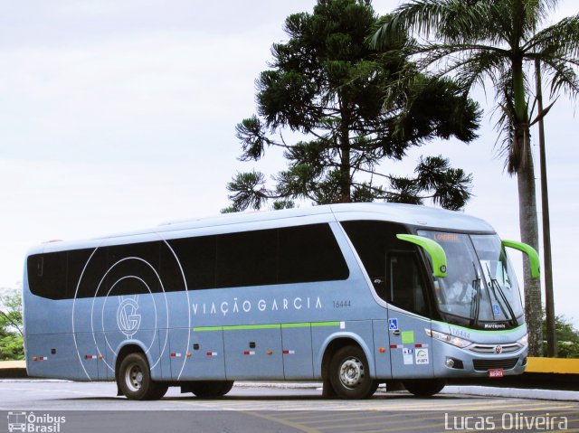 Viação Garcia 16444 na cidade de Londrina, Paraná, Brasil, por Lucas Oliveira . Número da foto: #4729040.