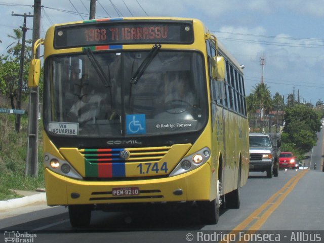 Itamaracá Transportes 1.744 na cidade de Itapissuma, Pernambuco, Brasil, por Rodrigo Fonseca. Número da foto: #4729208.