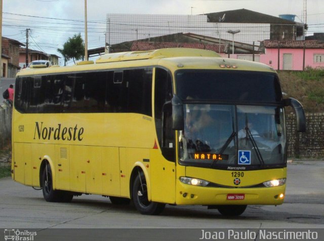 Viação Nordeste 1290 na cidade de Natal, Rio Grande do Norte, Brasil, por Joao Paulo Nascimento Silva. Número da foto: #4729462.
