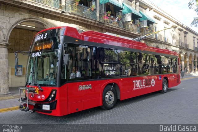 STE - Servicio de Transportes Eléctricos del Distrito Federal TB-3012 na cidade de , por David Gasca. ID da foto: 4728733.