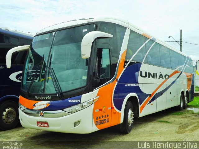 Expresso União 10261 na cidade de Aparecida, São Paulo, Brasil, por Luis Henrique Silva. ID da foto: 4730025.