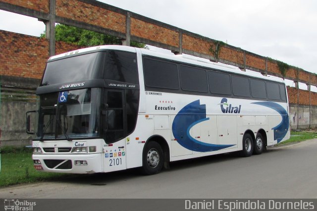 Citral Transporte e Turismo 2101 na cidade de Tramandaí, Rio Grande do Sul, Brasil, por Daniel Espindola Dorneles. Número da foto: #4729300.