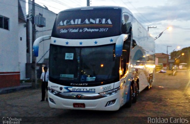 Viação Açailândia 3000 na cidade de Imperatriz, Maranhão, Brasil, por Roldão Carlos  Andrade Lima. ID da foto: 4774449.