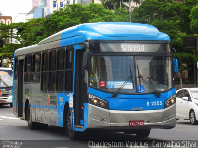 TUPI - Transportes Urbanos Piratininga 6 2255 na cidade de São Paulo, São Paulo, Brasil, por Charlestom Vinicius Carvalho Silva. Número da foto: #4774674.