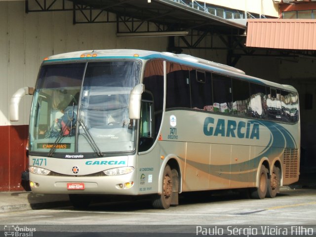 Viação Garcia 7471 na cidade de Sorocaba, São Paulo, Brasil, por Paulo Sérgio Vieira Filho. ID da foto: 4775189.