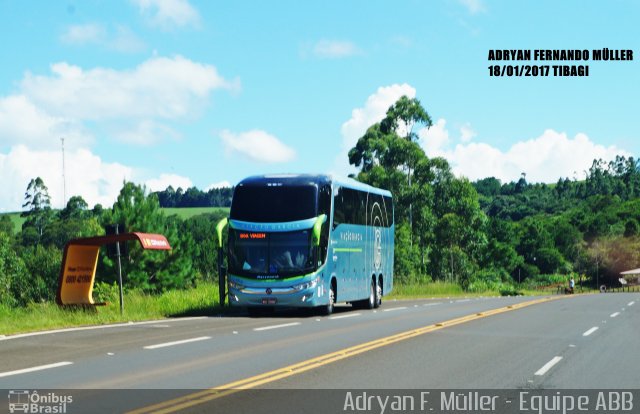 Viação Garcia 16894 na cidade de Tibagi, Paraná, Brasil, por Adryan Fernando Muller. Número da foto: #4774400.