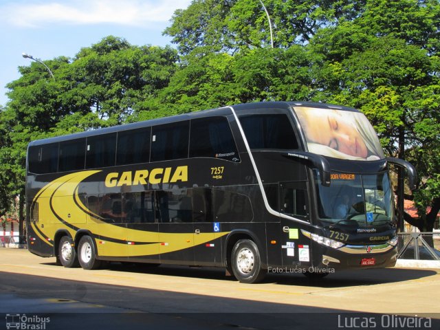 Viação Garcia 7257 na cidade de Maringá, Paraná, Brasil, por Lucas Oliveira . Número da foto: #4774226.