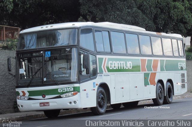 Empresa Gontijo de Transportes 6319 na cidade de Belo Horizonte, Minas Gerais, Brasil, por Charlestom Vinicius Carvalho Silva. ID da foto: 4774625.