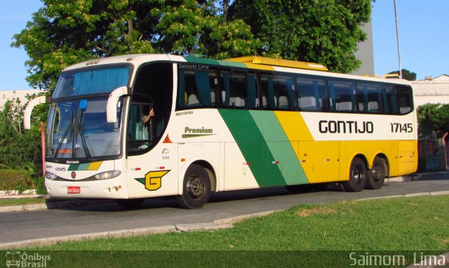 Empresa Gontijo de Transportes 17145 na cidade de Vitória, Espírito Santo, Brasil, por Saimom  Lima. ID da foto: 4778073.