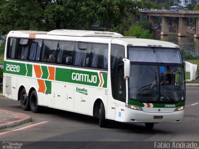 Empresa Gontijo de Transportes 21220 na cidade de Vitória, Espírito Santo, Brasil, por Fábio Andrade. ID da foto: 4777034.