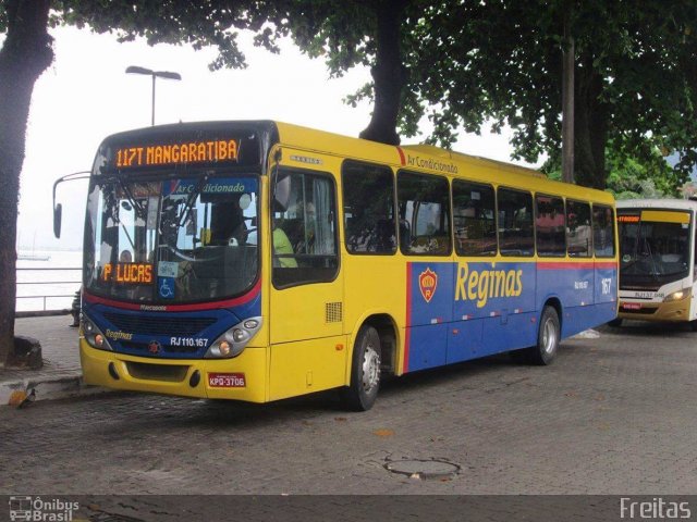Auto Viação Reginas RJ 110.167 na cidade de Mangaratiba, Rio de Janeiro, Brasil, por Lucas de Freitas Fonseca. Número da foto: #4778024.