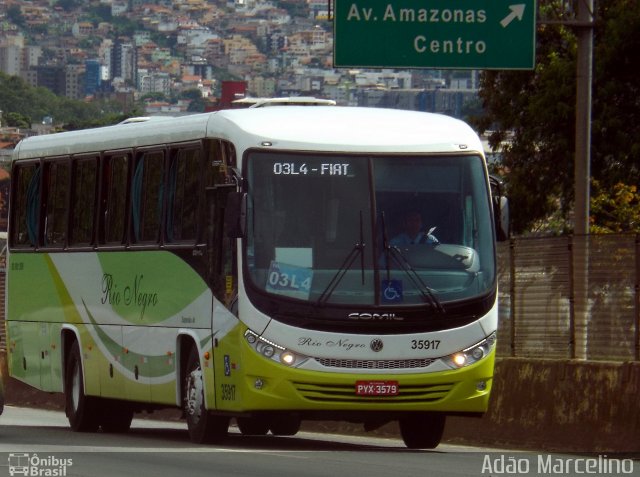 Rio Negro Fretamento e Turismo 35917 na cidade de Belo Horizonte, Minas Gerais, Brasil, por Adão Raimundo Marcelino. Número da foto: #4777970.