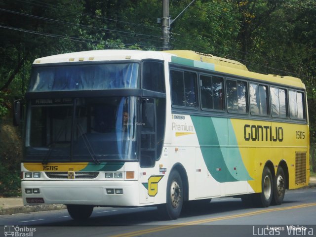 Empresa Gontijo de Transportes 15115 na cidade de Belo Horizonte, Minas Gerais, Brasil, por Lucas Vieira. ID da foto: 4777736.