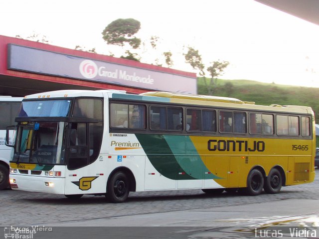 Empresa Gontijo de Transportes 15465 na cidade de João Monlevade, Minas Gerais, Brasil, por Lucas Vieira. ID da foto: 4779911.