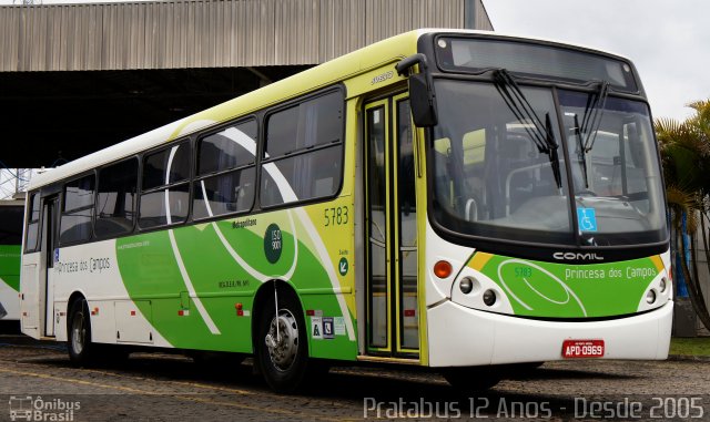 Expresso Princesa dos Campos 5783 na cidade de Ponta Grossa, Paraná, Brasil, por Cristiano Soares da Silva. ID da foto: 4779013.