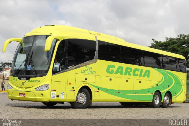 Viação Garcia 7759 na cidade de Curitiba, Paraná, Brasil, por Roger Silva. Número da foto: #4779342.