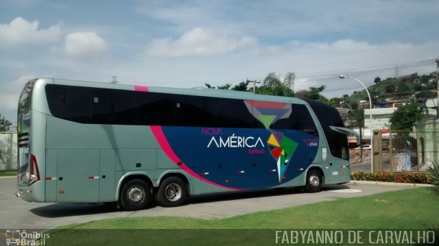 Nova América Turismo 1400 na cidade de São Gonçalo, Rio de Janeiro, Brasil, por Fabiano Magalhaes. Número da foto: #4780085.