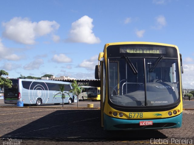 Viação Garcia 6778 na cidade de Londrina, Paraná, Brasil, por Cleber Luiz Pereira. ID da foto: 4779827.