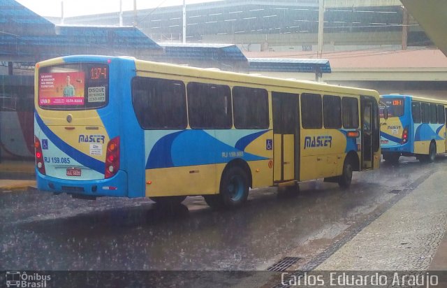 Master Transportes Coletivos de Passageiros RJ 159.085 na cidade de Duque de Caxias, Rio de Janeiro, Brasil, por Carlos Eduardo Araújo dos Santos. Número da foto: #4782669.