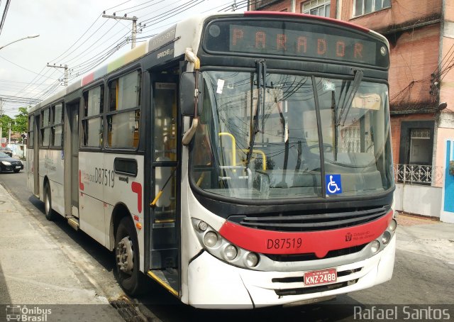 Expresso Pégaso D87519 na cidade de Rio de Janeiro, Rio de Janeiro, Brasil, por Rafael Leonel Jacinto dos Santos. ID da foto: 4782276.