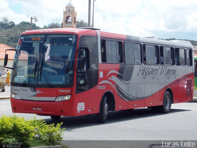 Empresa de Ônibus Pássaro Marron 7902 na cidade de Itajubá, Minas Gerais, Brasil, por Lucas Leite. ID da foto: 4783829.