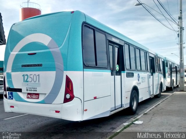 Auto Viação São José 12501 na cidade de Fortaleza, Ceará, Brasil, por Matheus Lima Teixeira. ID da foto: 4784045.