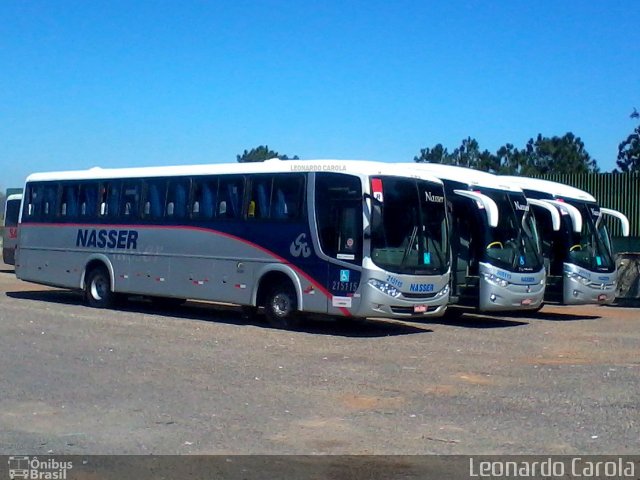 Viação Nasser 215115 na cidade de Guaxupé, Minas Gerais, Brasil, por Leonardo Carola. ID da foto: 4782476.