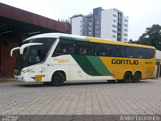 Empresa Gontijo de Transportes 18875 na cidade de Coronel Fabriciano, Minas Gerais, Brasil, por André Lourenço de Freitas. Número da foto: #4783419.