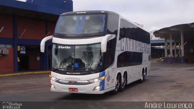 Auto Viação Catarinense 3609 na cidade de Porto Alegre, Rio Grande do Sul, Brasil, por André Lourenço de Freitas. Número da foto: #4783350.
