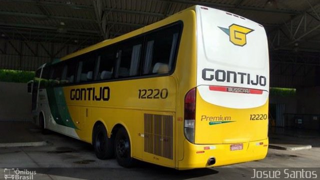 Empresa Gontijo de Transportes 12220 na cidade de João Monlevade, Minas Gerais, Brasil, por Josué Santos. ID da foto: 4781906.